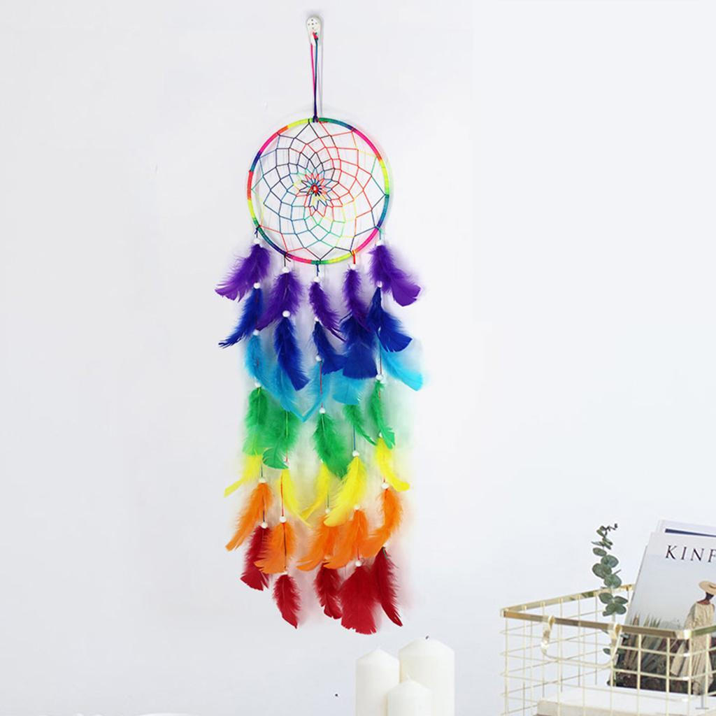 Rainbow Feather Bedroom Dream Catchers