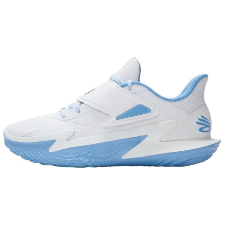 Under Armour Curry Fox 2 Versatile Comfortable Basketball Shoes Unisex sneaker White Blue 6001647-100