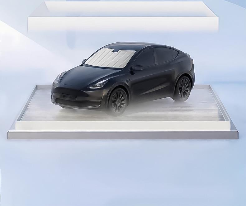 Foldable Windshield Sunshade: Heat Insulation & Light Blocking