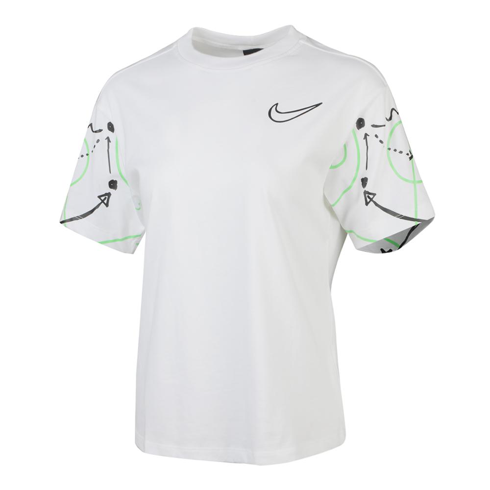 

Женская повседневная футболка с короткими рукавами Nike NSW Summer Hoops белого цвета CW6754-100 S