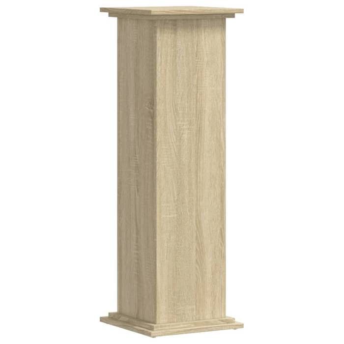VidaXL Support pour plantes chêne sonoma 33x33x100cm bois d'ingénierie, support de fleurs, support de pot de plante, support 852980