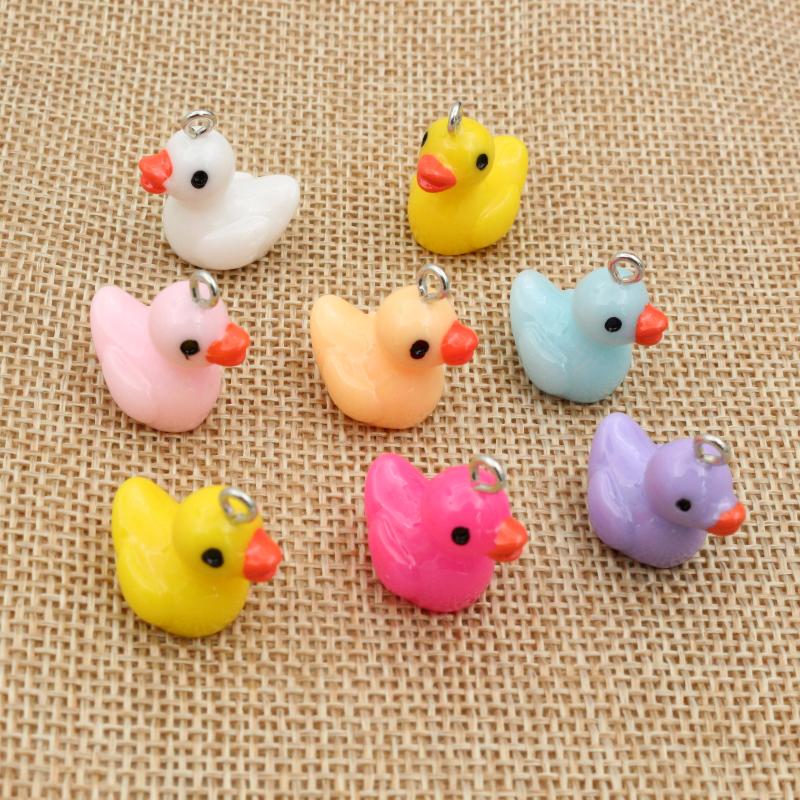 10Pcs Multi-Styles Mix Fruit Animals Dice Cloud Resin Earring Charms Diy Findings Keychain Bracelets Handmade Charms