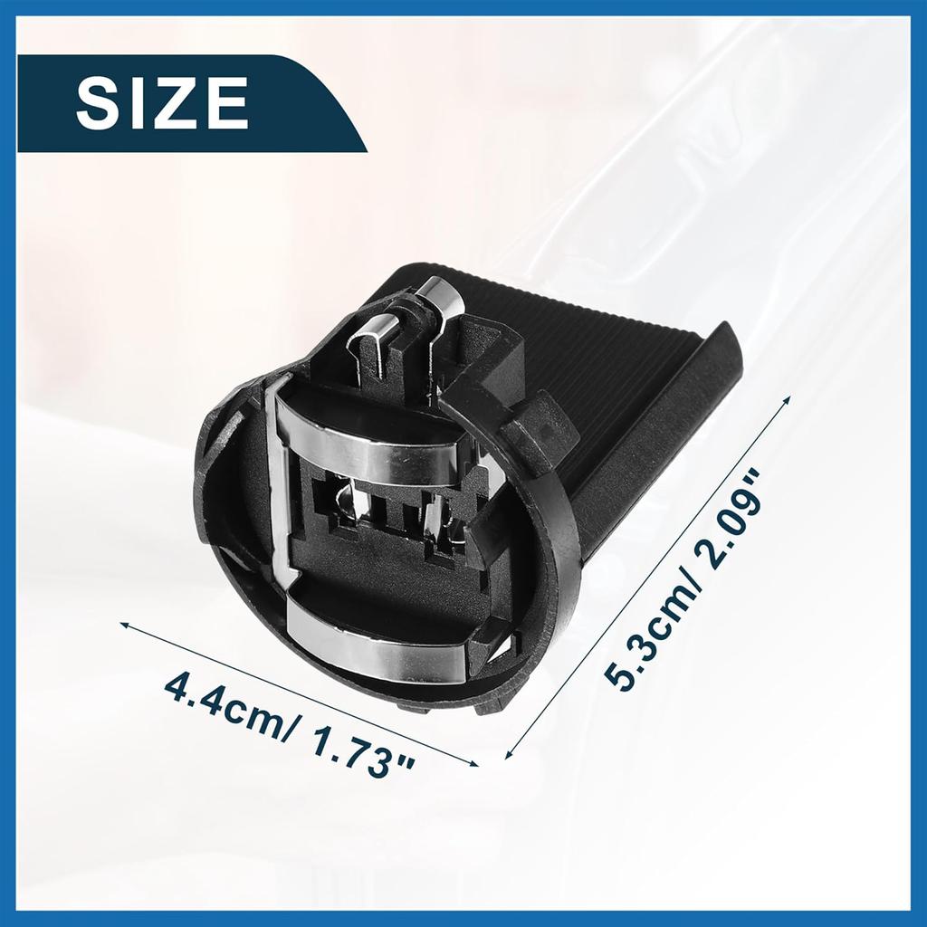 H7 Bulb Socket for VW Golf Stable No.A9068260282/5K0941109C | Bulb Adapter 4 Pcs Item Replacement