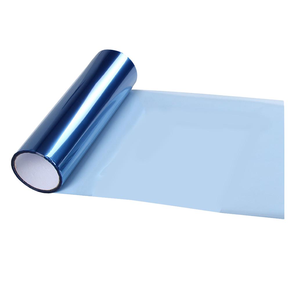 Yellow Car Tail Fog Head Light Headlight Tint Film Cover 30x60cm