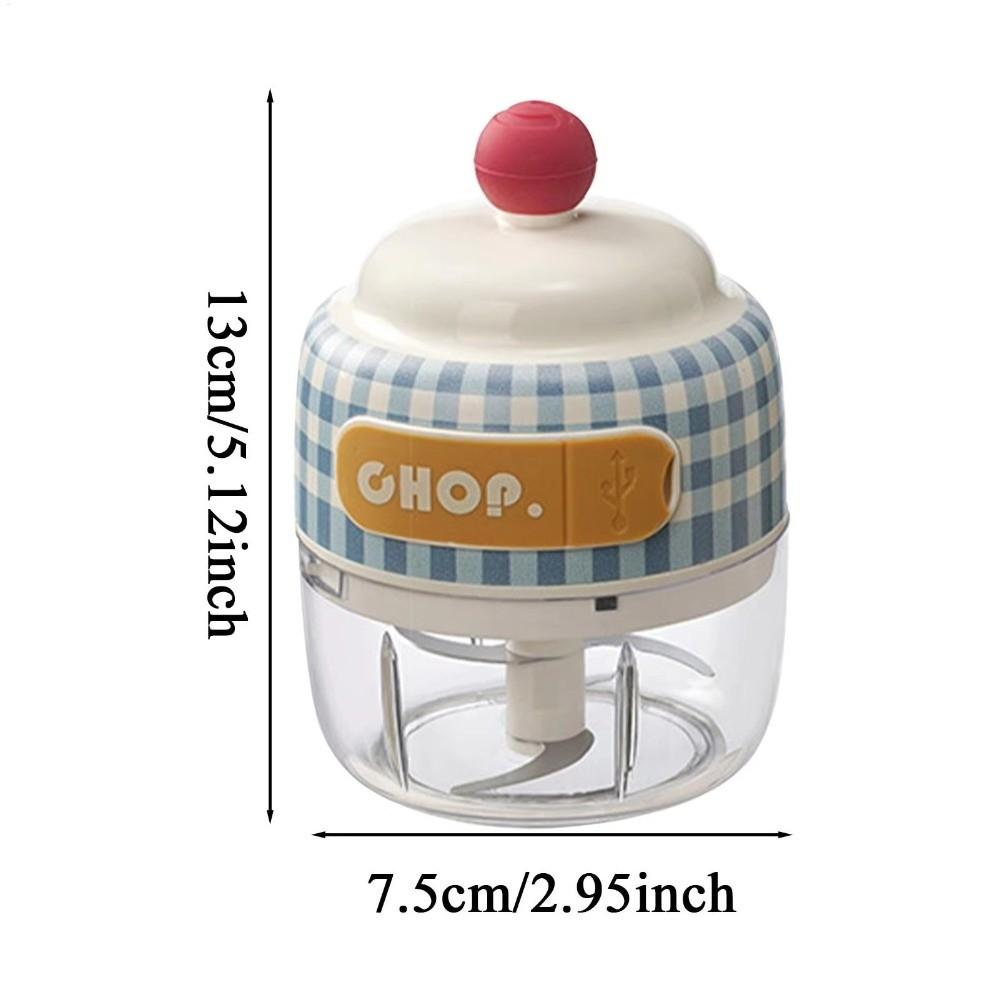 Detachable Electric Garlic Chopper Multifunctional Handheld Garlic Crusher Food Preparation