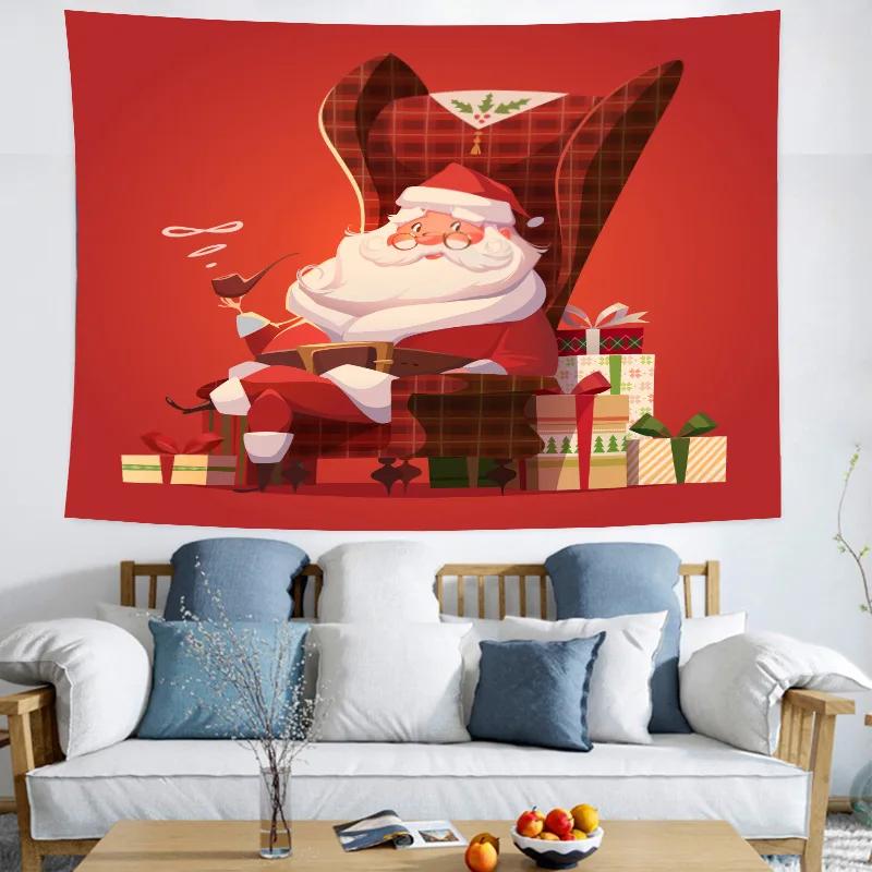 Europäischen und Amerikanischen Weihnachten Hintergrund Wand Tuch Mädchen Herz Hängen Tuch Wohnzimmer Schlafzimmer Wandteppich