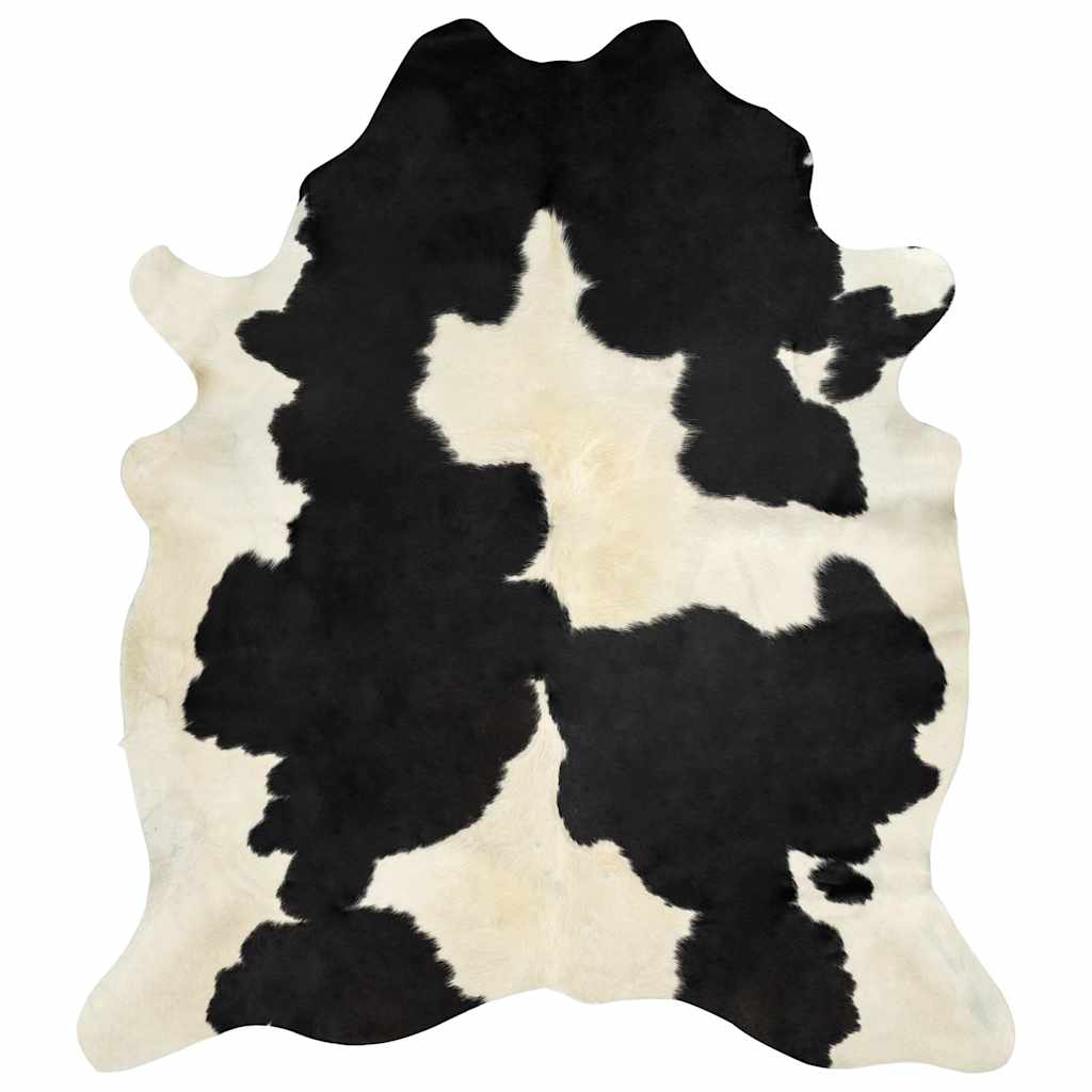 Vidaxl Cowhide Rug, Black and White, 180X220 Cm