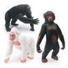 Realistic Gorilla Model Standing Figurine Pvc Material Perfect For Collectors And Decor