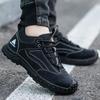Hui Zu Mei Men's Steel Toe Puncture-Resistant Safety Shoes