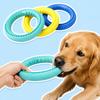 TPR Dog Pull Ring Toy Safety Teeth Cleaning Puppy Chewing Toy Interactive Outdoor Pet Play Pet Teething Toy Dog Boredom Toys