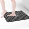 53x53cm Shower Mat Suction Cup PVC Anti Slip Bath Mat Square Shower Floor Pad Non Slip Safety Mat for Bathtub Bathroom Carpet