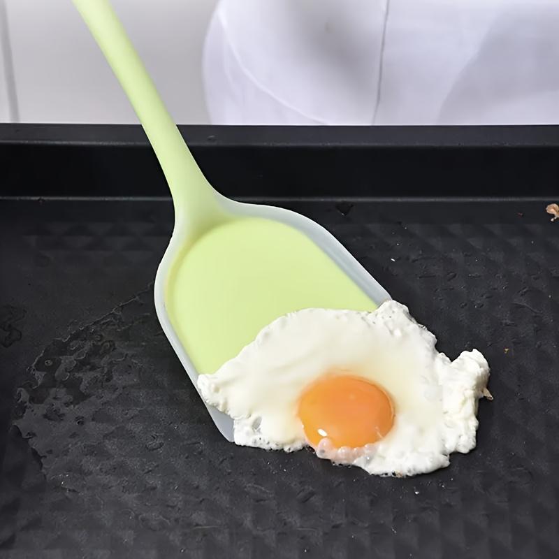 3pcs New Translucent Color Food Grade Silicone Kitchen Cooking Tools Kitchen Spatula Scoop Soup Spoon High Temperature Resistant Kitchen Tools