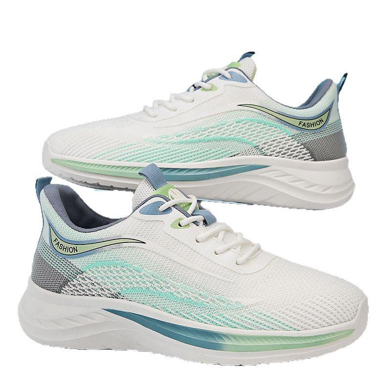 Men's 2025 New Spring and Summer Mesh Running Daily Lace-up Breathable Casual Trend Fashionable and Comfortable Sports Shoes