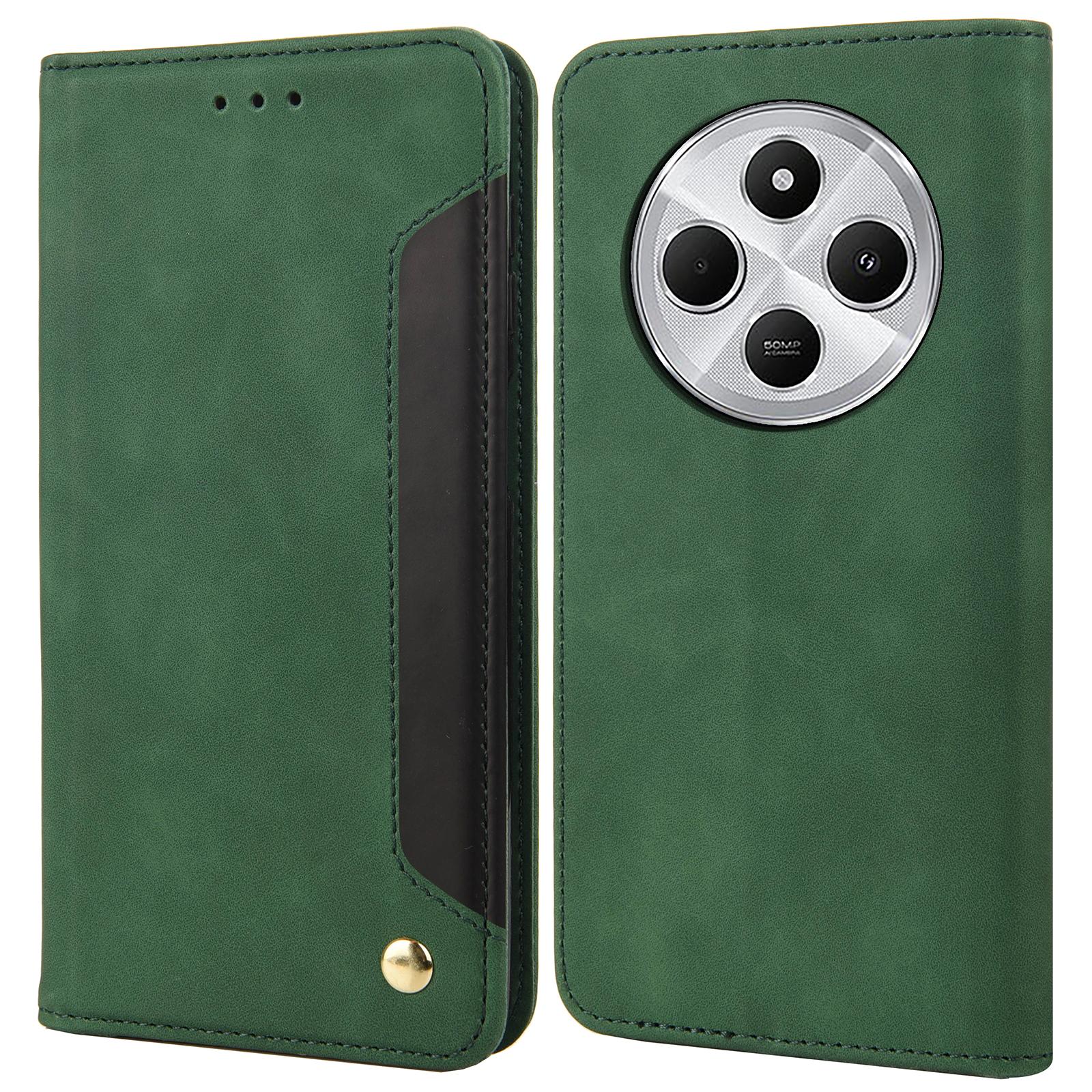 

For Xiaomi Poco C75 4G/Redmi 14R 5G/14C 4G Case PU Leather Shockproof Protection Wallet Phone Cover F