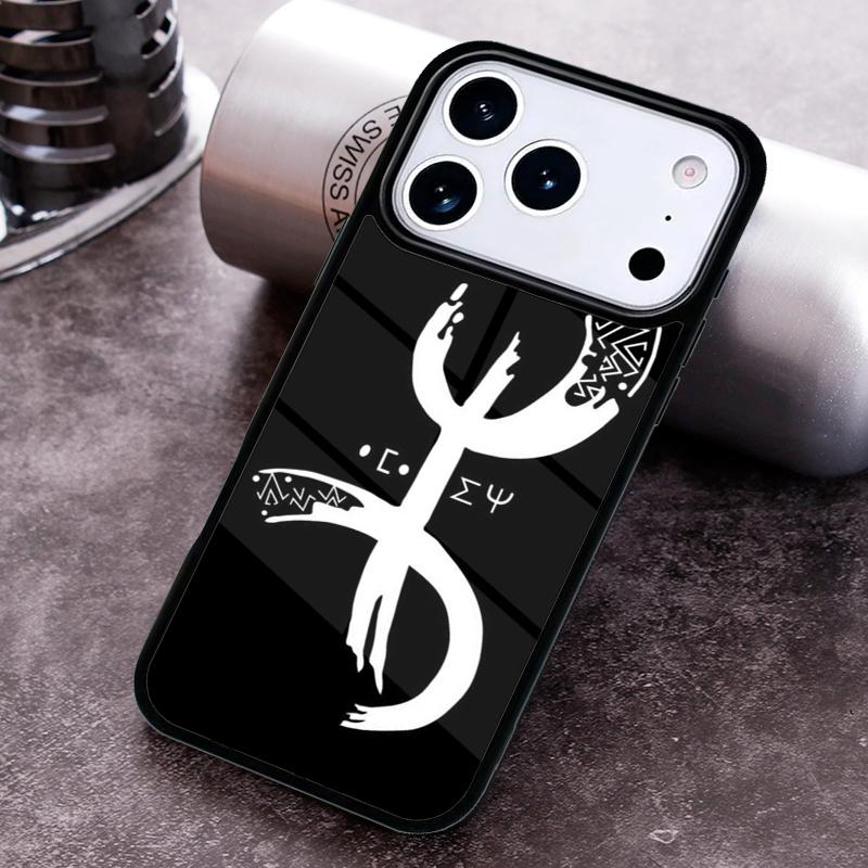 

Amazigh Symbol Berber Academy Phone Case For iPhone 17 16 15 14 13 12 11 Pro Max Plus 17Air Soft Silicone Cover iPhone17 Pro