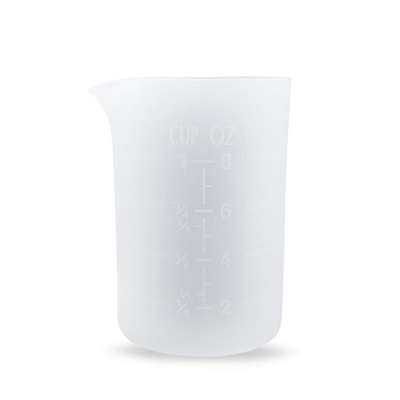 Mixing Resin Tool Kit Reusable Silicone Popsicle Scaled Silicone Cups Sticks for Making DIY Crafts Mixing, Resin, Epoxy, Liquid