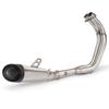 For YAMAHA MT07 FZ07 Xsr700 2014-2024 Motorcycle Exhaust Full System Escape Modified Header Front Link Pipe Three-layer Muffler
