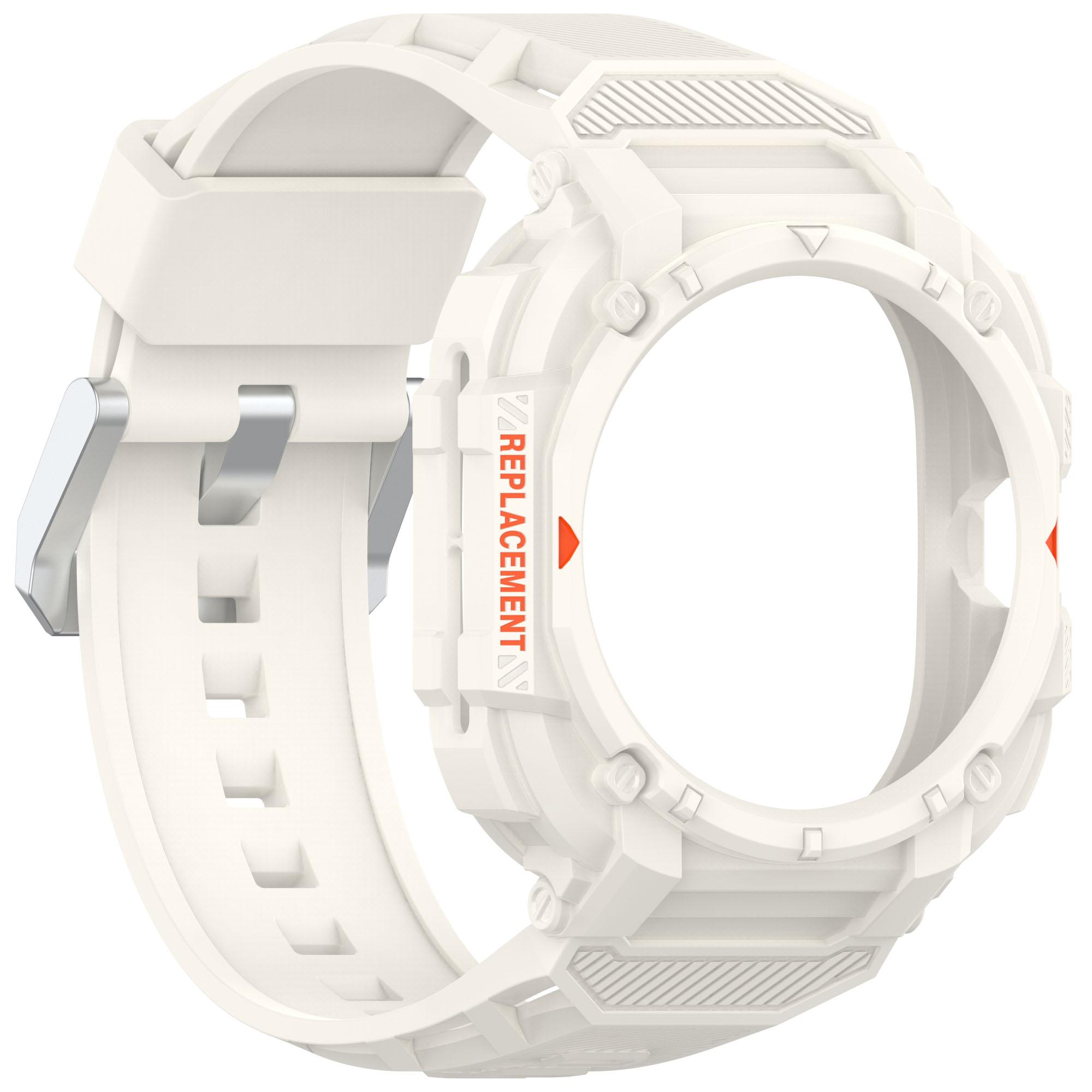 

For Samsung Galaxy Watch Ultra 47mm Shockproof Armor TPU Watch Strap with Integrated Watch Case B