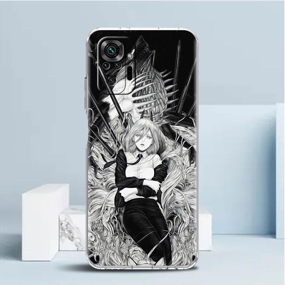 

Крутой чехол «Человек с бензопилой» для Xiaomi Redmi Note 11 Pro 10 9 9S 8 8T 7 9A 9C 9T 10 10C K40, прозрачный мягкий чехол из ТПУ Redmi 10