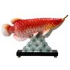 Golden Dragon Fish Sculpture Decoration Office Desktop Decoration Resin Zhaocai Crafts Modern Home Decoration Accessories Gifts