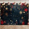 Christmas Snowflakes Bokeh Lights Scene  Decoration Background Winter Photography Backdrop Decorations For Photo Studio Photo Booth Christams Party