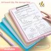 Multifunctional File Folder Writing Pad Board Exam Paper Storage Box Student Special Board Clip Writing Storage Folder