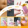 4pcs Damp Clean Duster Sponge Home Car Wet Cleaning Sponge Duster Reusable Detailing Wash Brush Auto Cleaning Accessories