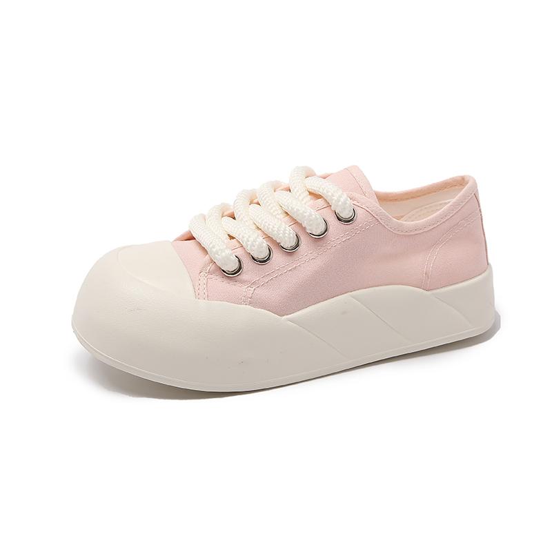 Trendy and Fashionable Women's Shoes  Popular Small White Shoes Versatile New Casual and Cute Women's Thick Sole Board Shoes