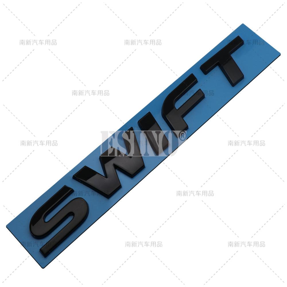 Car Styling Swift 3D ABS Adhesive Emblem Trunk Badge Fender Sticker Body Decal for Suzuki Swift