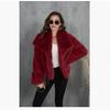 Fur Big Lapel Faux Fur Coat Short Fashion Fox Fur Coat Fluffy Plush Women's Clothing