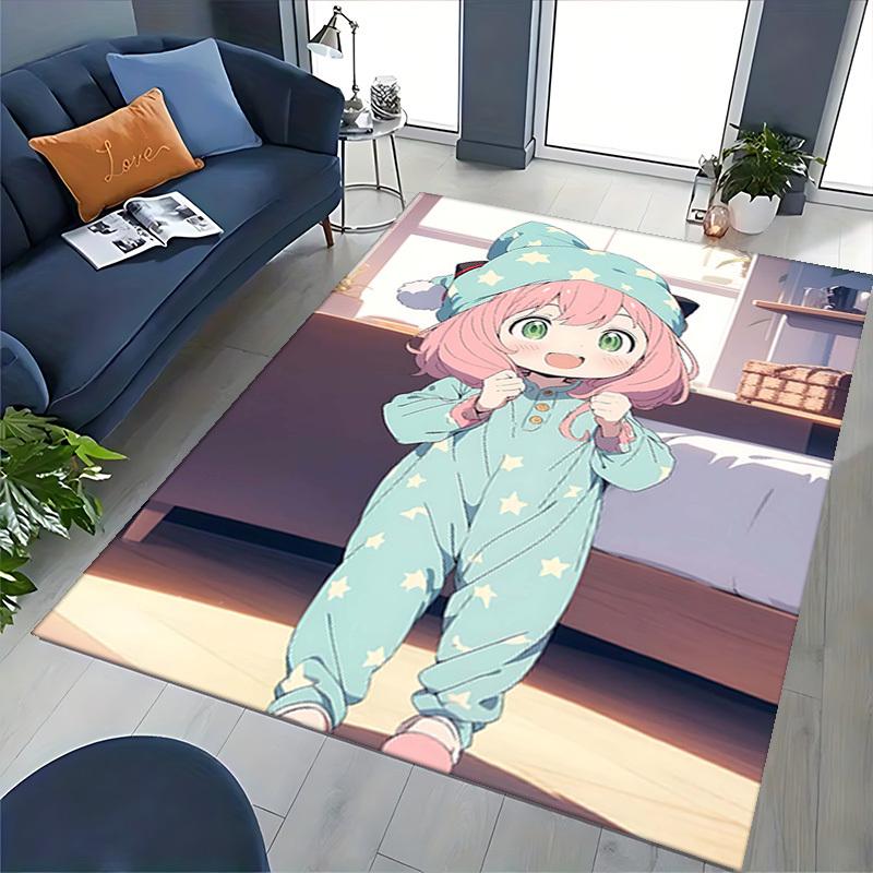 1pc Anime Cute Girl Star Print Office Chair Mat Non-Slip Carpet for Home Decor, Festival Gift, Suitable for All Seasons.Q049