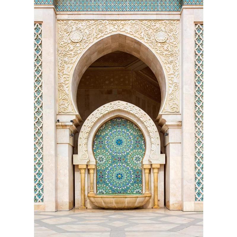 

Декоративные картины в арабском стиле, марокканская дверь, архитектурные холсты, постеры, исламские настенные художественные картины, принты для гостиной, домашний декор 21cm×30cm NoFrame