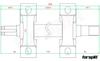 Basic set for circular saw (circular / crosscut) with 30mm mount / left thread / 300mm / based on UCP207 bearings