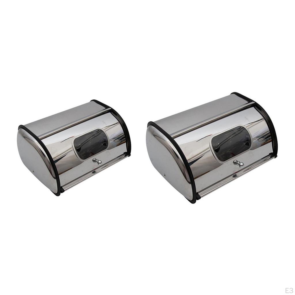 Chlebník s rolovacím víkem Box Kuchyňská deska Skladování chleba pro statek