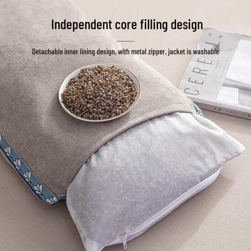 Nanjiren Oversized Chinese Style Buckwheat Pillow Pair