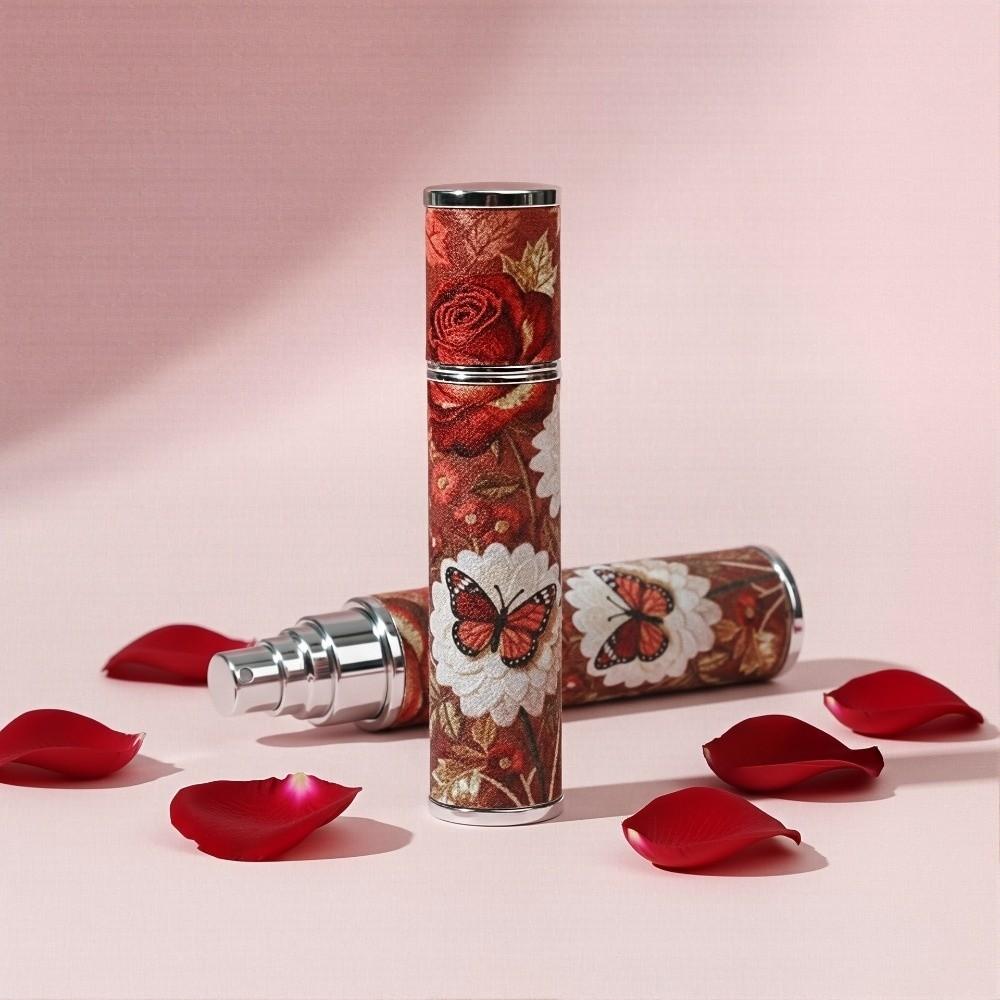 Refillable 10ml Perfume Bottle Portable Empty Atomizer May Bells Cosmetic Container Home