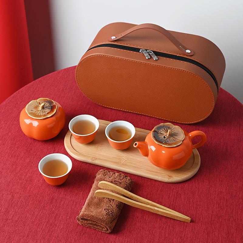 All the best tea set, ceramic travel outdoor tea tray, a complete set of teapots, high-end souvenirs