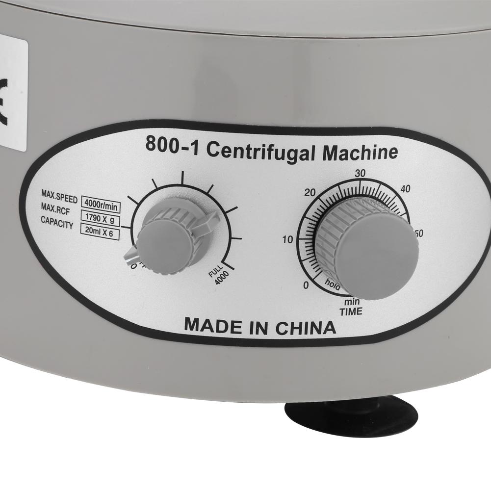 1pc Desktop Electric Lab Centrifuge Laboratory Medical Practice 4000rpm 6x20ml