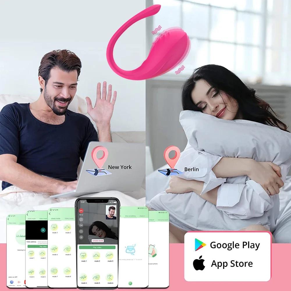 Wireless Bluetooth APP Vibrator Female Remote Control Egg Clitoris Stimulator G Spot Massager Sex Toys for Women Adults Panties