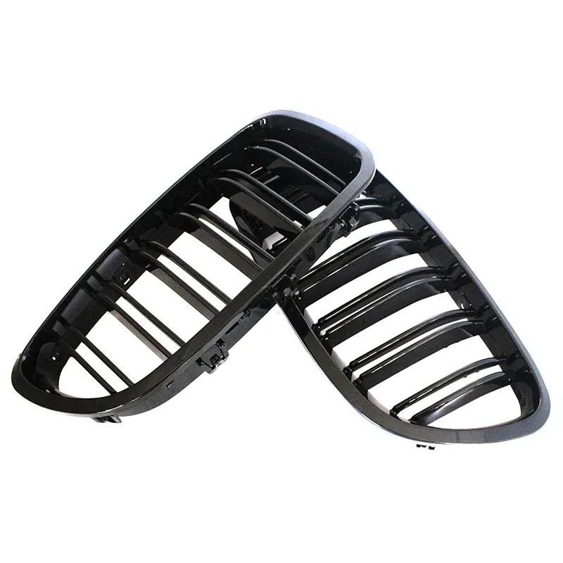 For BMW F10 F11 F18 520i 525i 530i 535i 2010-2017 Car Styling A Pair Racing Grills Dual Slat Style Front Kidney Grill Grille