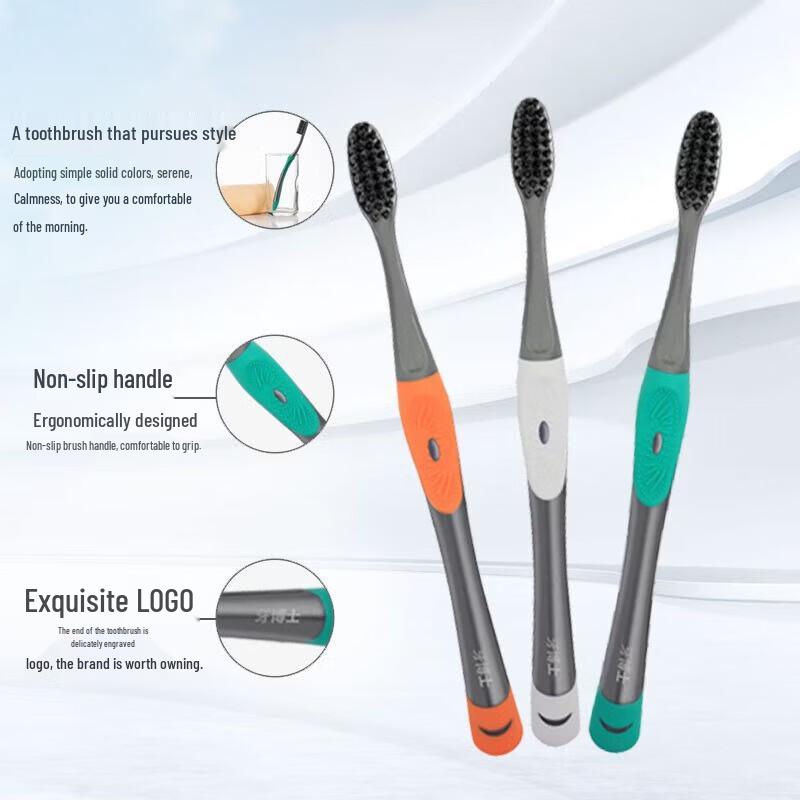 Dr. Teeth Charcoal Whitening Toothbrush 5-Pack