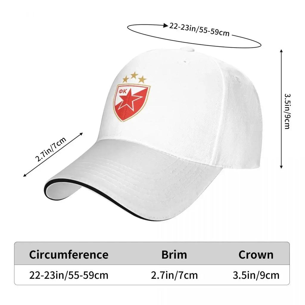 Crvena Zvezda FK Baseballová šiltovka Luxusná značka Wear Trucker Hat Dámska plážová šiltovka Outlet 2024 Pánska