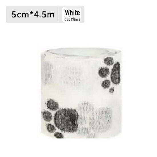 

Самоклеючий еластичний бинт для домашніх тварин з гірким смаком - Захист від бруду, Підтримка гомілкостопу, Обгортання пальців 5cm x 4.5m