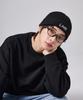 LMR Lettering Logo Embroidered Beanie Black
