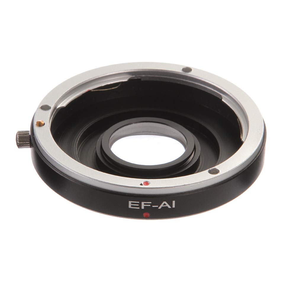 

FocusFoto Adapter Ring EF Lens to Nikon F AI Mount Camera with Optical Glass for Nikon D2 EF-S D750, D810, D7500, D7200, D7100, D7000, D5600, D5400,