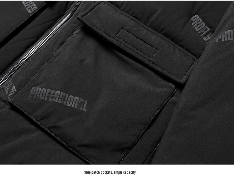 Brand Men's Winter Letter Print Thick Warm Down Jacket Y4L27300