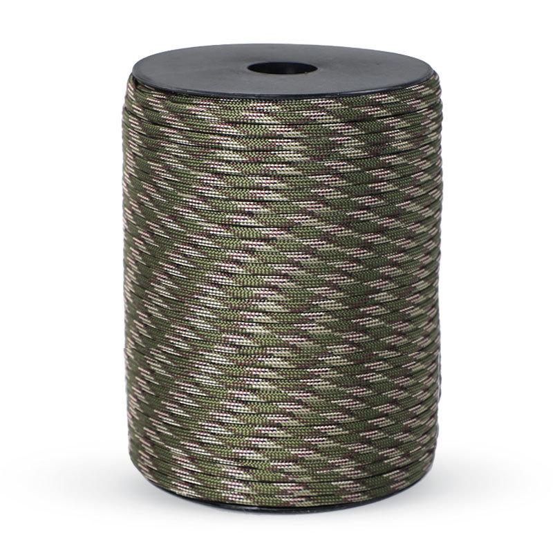 100M 550 Military Standard 9-Core Paracord Rope 4Mm Outdoor Parachute Cord Survival Umbrella Tent Lanyard Camping Strap