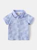 2026 Trendy Boys' Full Print Short Sleeve Polo Shirt for Summer