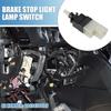 Brake Stop Light Lamp Switch No.0015454409 Brake Pedal Control Switch for Mercedes-Benz E320 2007-2009 Plastic Black Beige