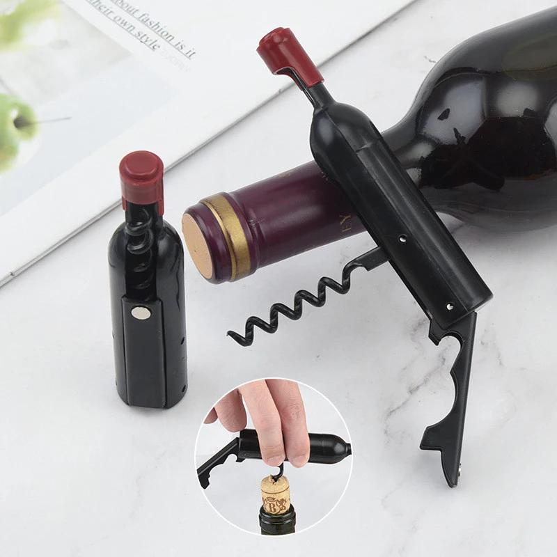 Fashion Stainless Steel Wine Bottle Opener Creative Wine Bottle Fridge Magnets Cute Wine Beer Bottles Opener Wedding Decorations